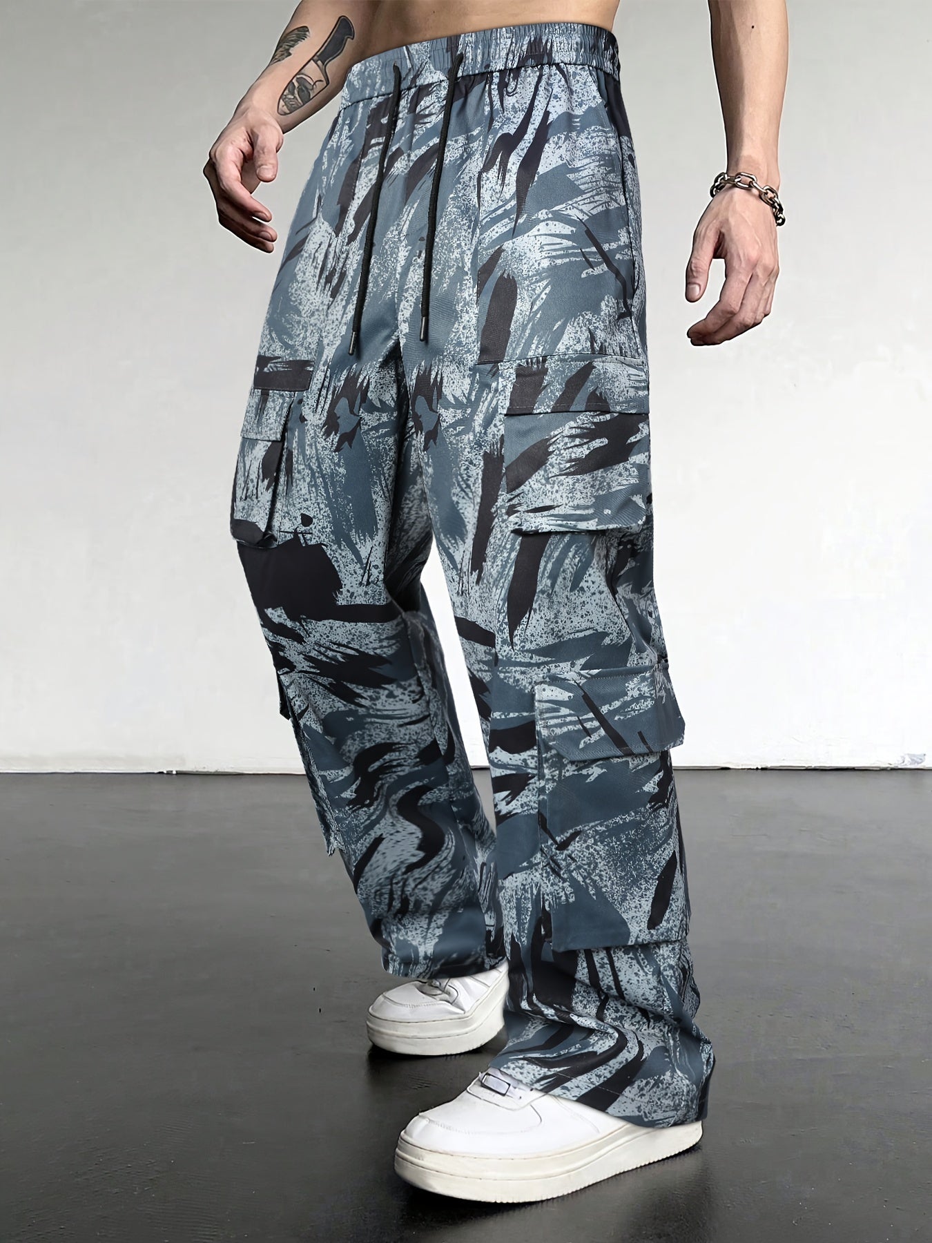 Men's Camo Cargo Pants | Loose Fit, Multi-Pocket Design Camo Colors