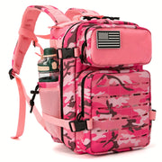 6.6-Gallon Pink Camo Molle Backpack for Women Camo Colors