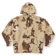 Plus-Size Hoodie in US Marines Desert Uniform Camouflage | Camo Colors