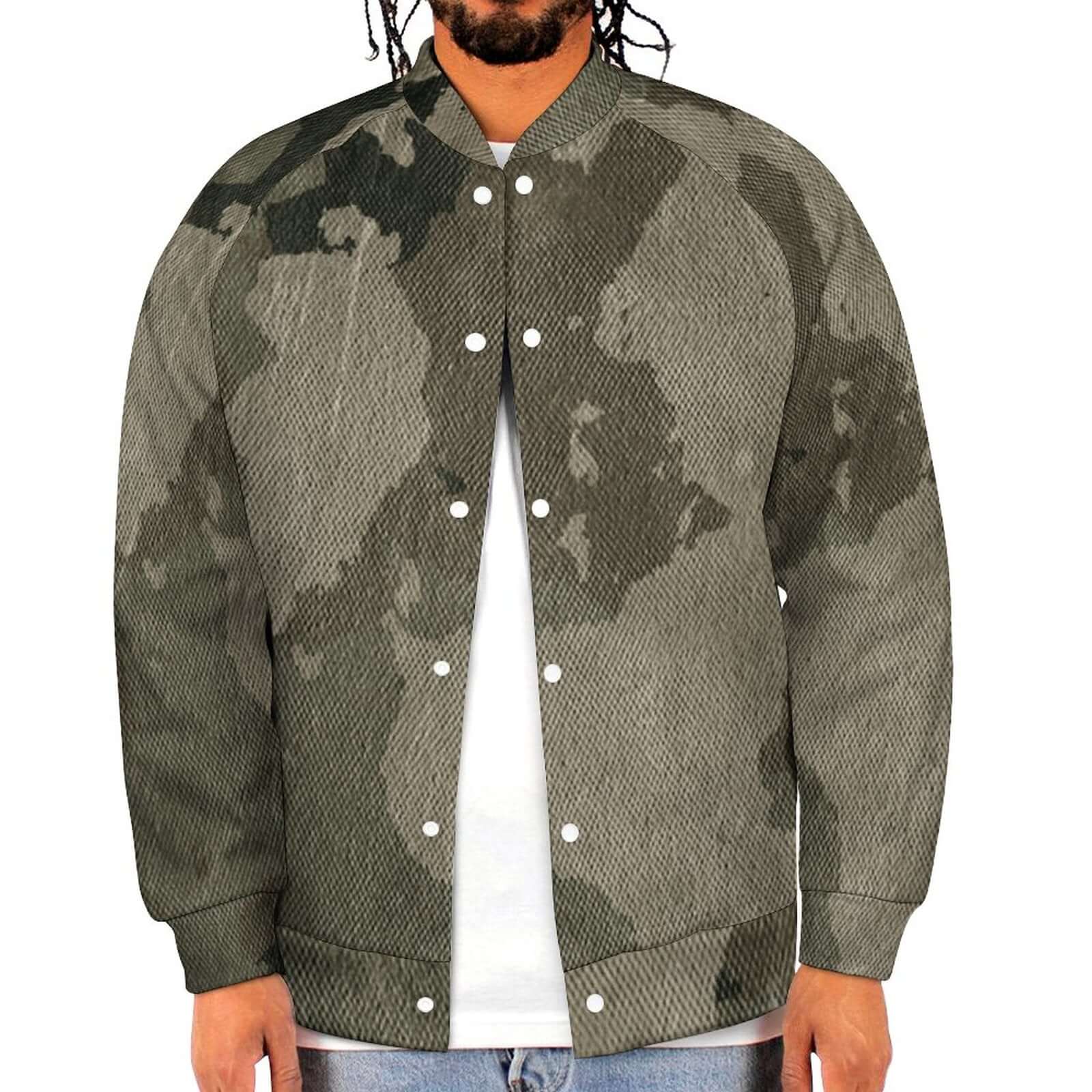 Men's Camo Jacket | Dirty Old Brown Camouflage Camo Colors