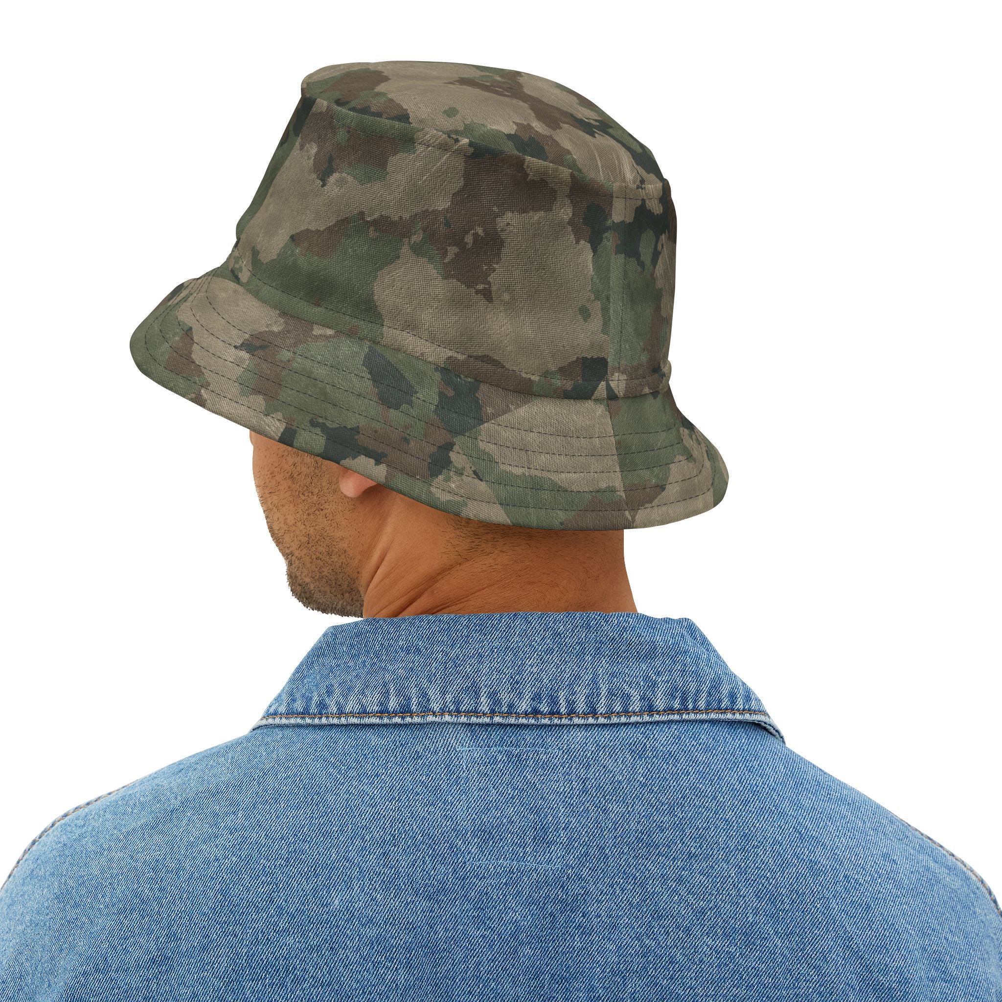 Camo Bucket Hat | Dirty Brown Camouflage Camo Colors