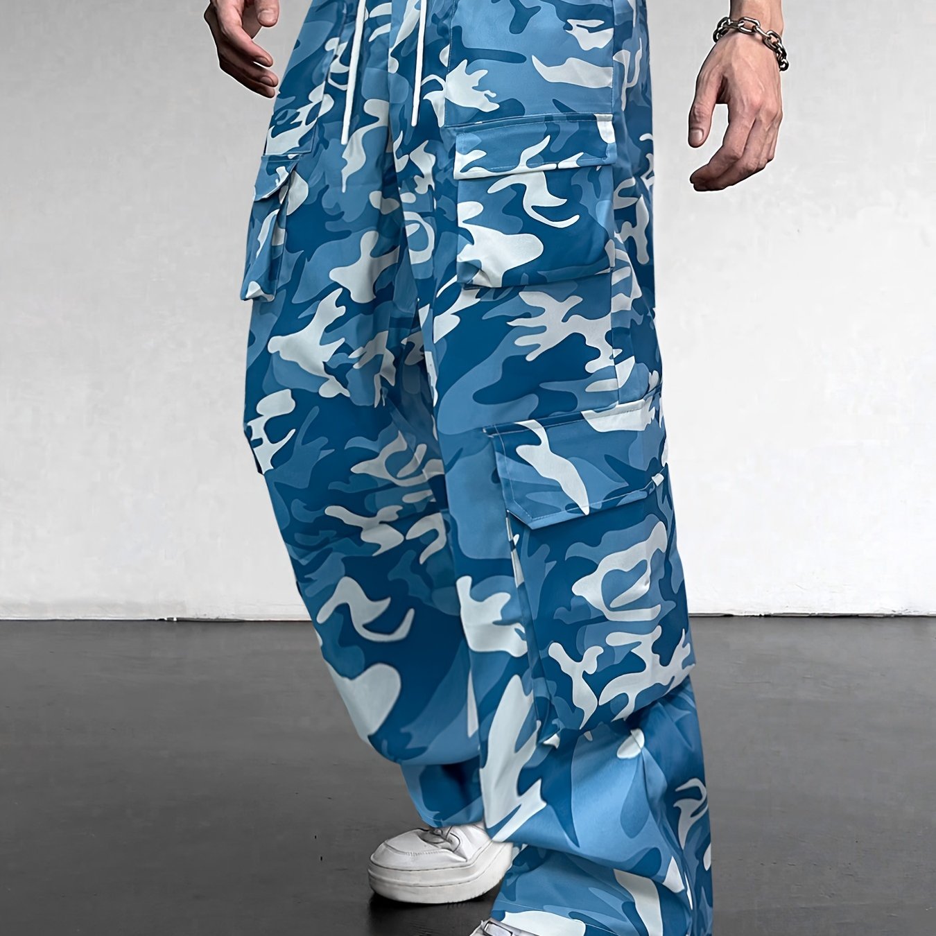 Men's Camo Cargo Pants | Loose Fit, Multi-Pocket Design Camo Colors