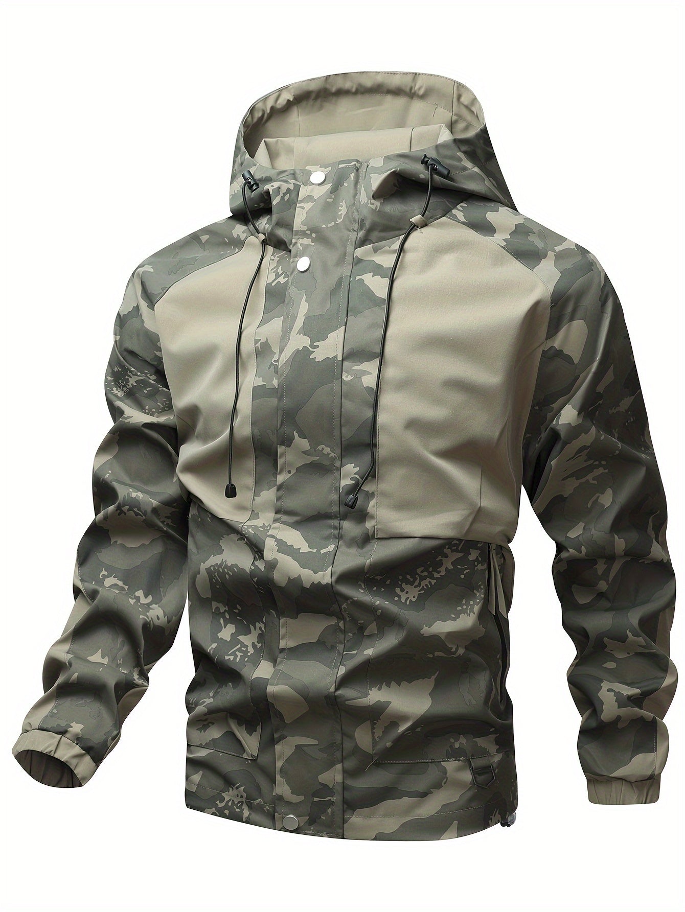 Preppy Jacket For Men | Army Green Camouflage Camo Colors