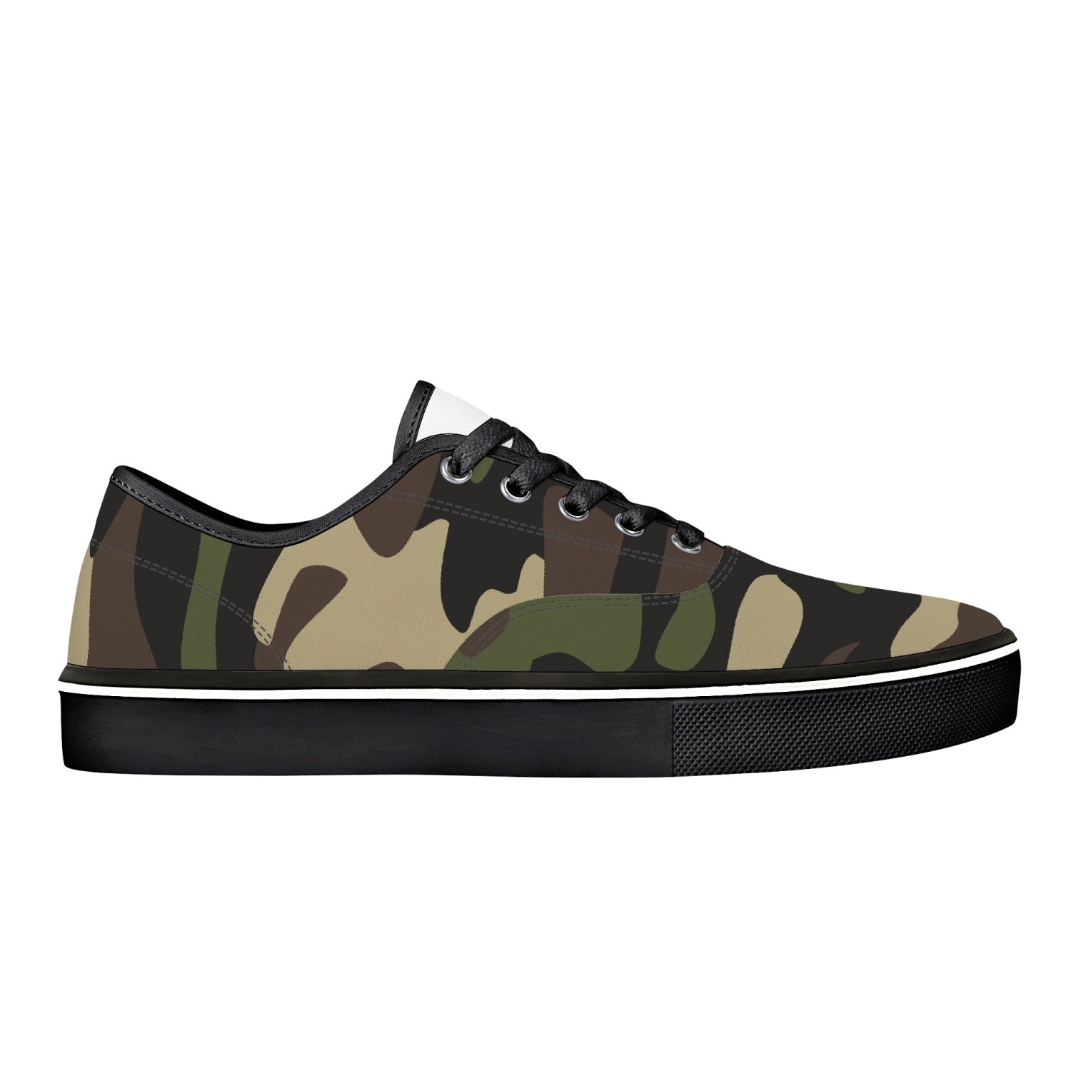 Camo Skate Shoes | Classic Green Camouflage Camo Colors