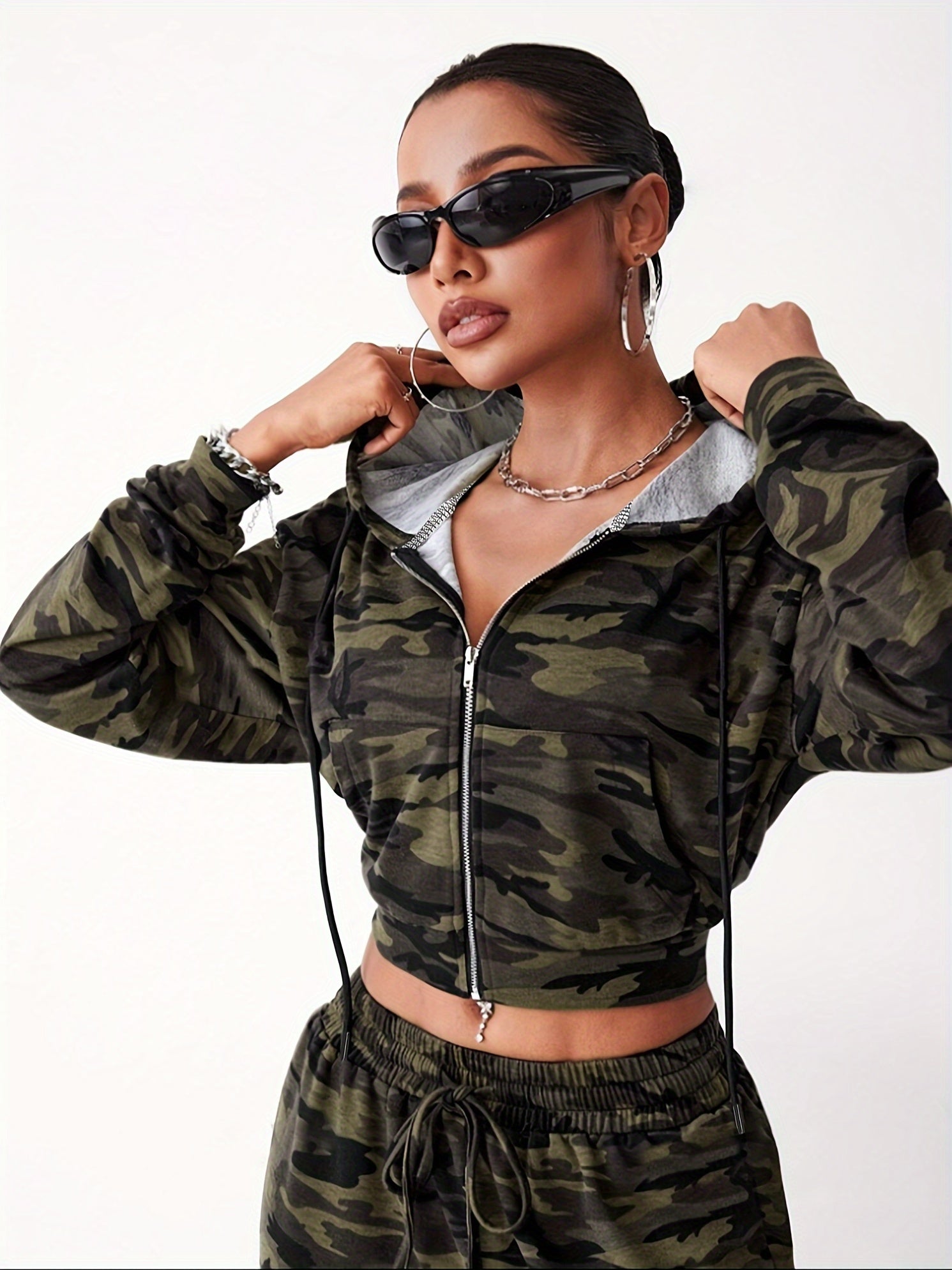 Women's Camo Hoodie | All-Season Pullover Camo Colors