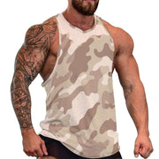 Camo Tank Top | Brown Desert Camouflage Camo Colors
