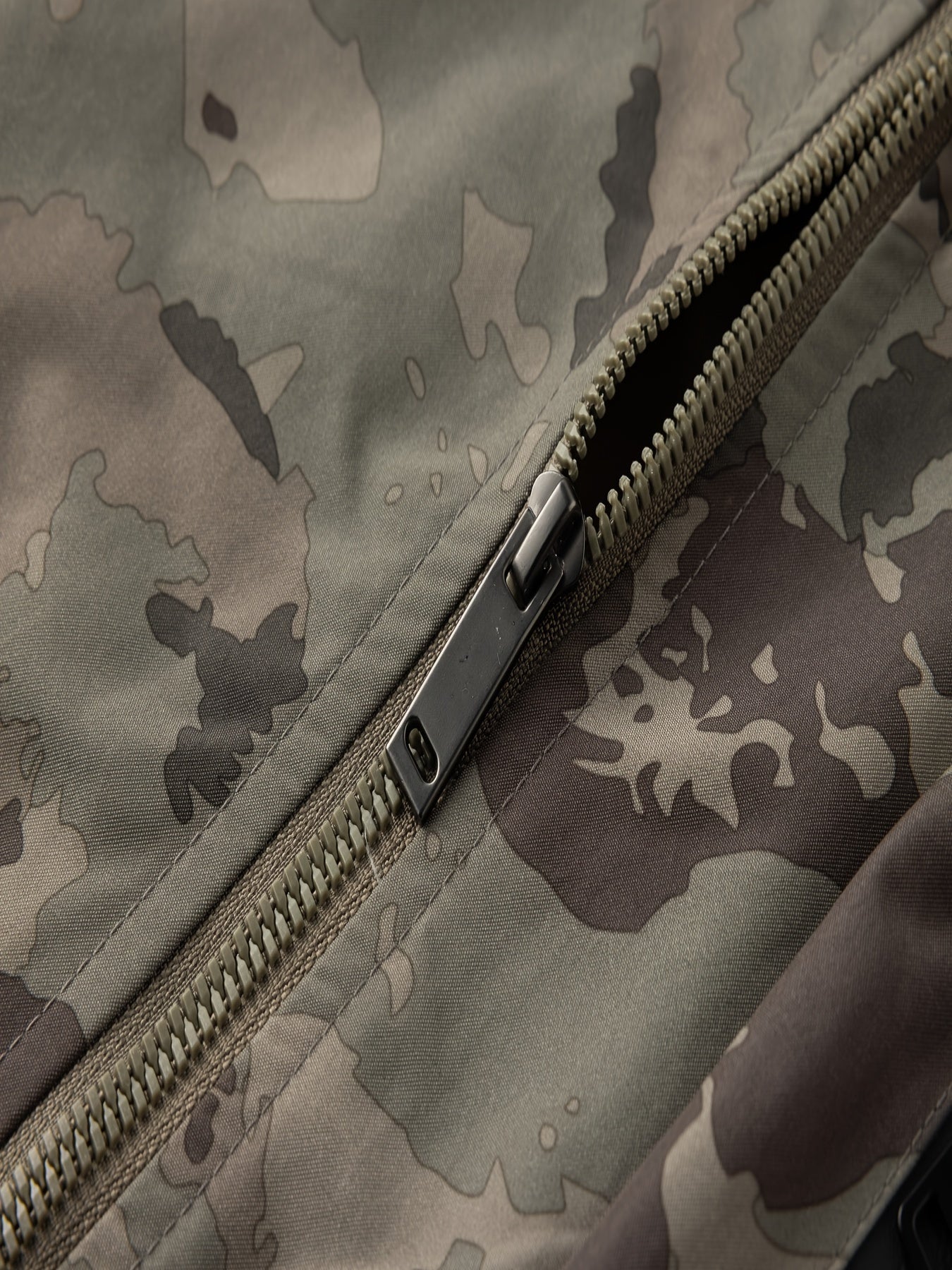 Men's Camo Windbreaker Jacket with a Hood | Multi Pocket Cargo Jacket Camo Colors