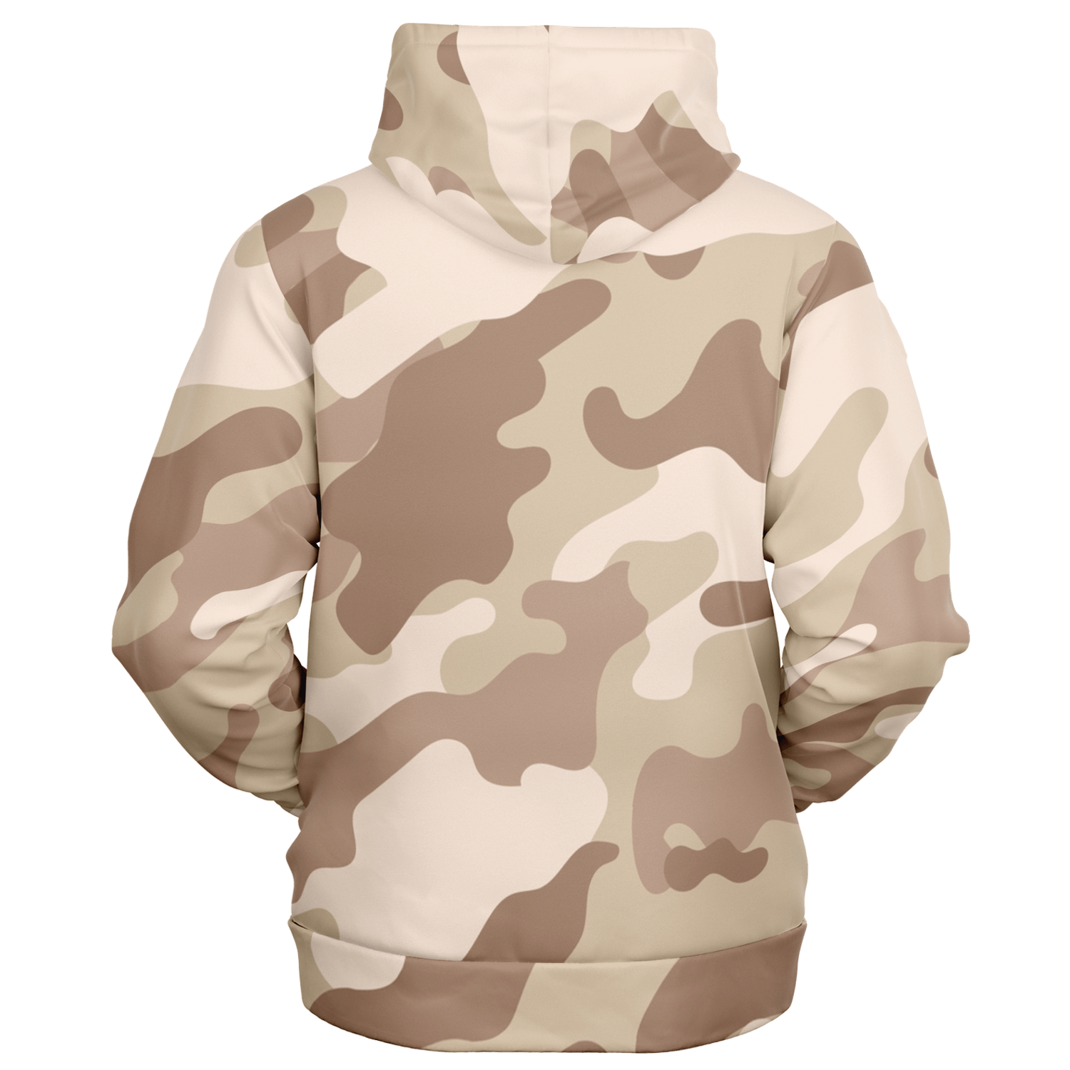 Zip-Up Hoodie | Desert Brown Camouflage style Camo Colors