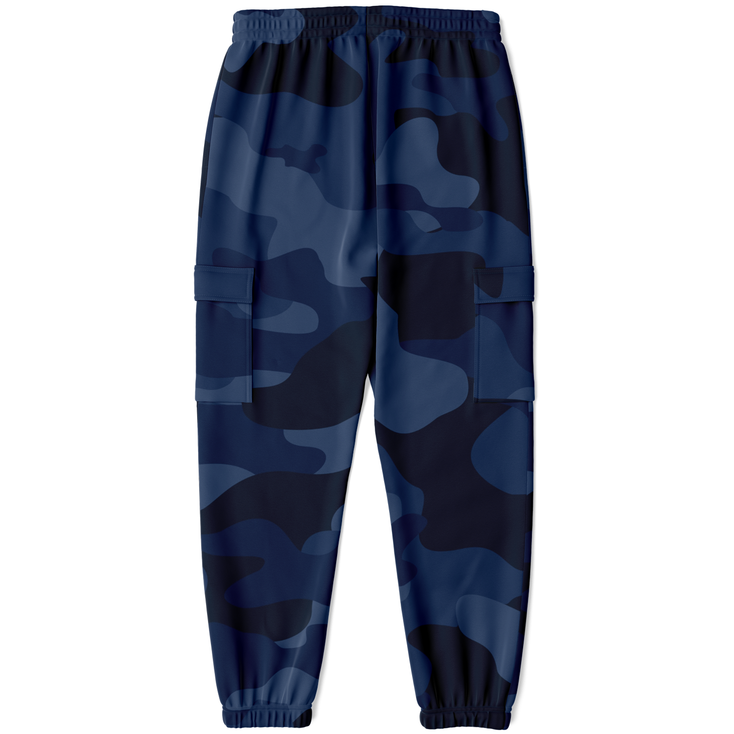 Camo Cargo Pants | Unisex | Deep Blue Camouflage Camo Colors