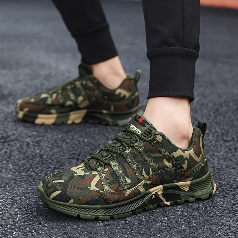 Camo Mesh Breathable Sneakers – Perfect for Running, Hiking Camo Colors