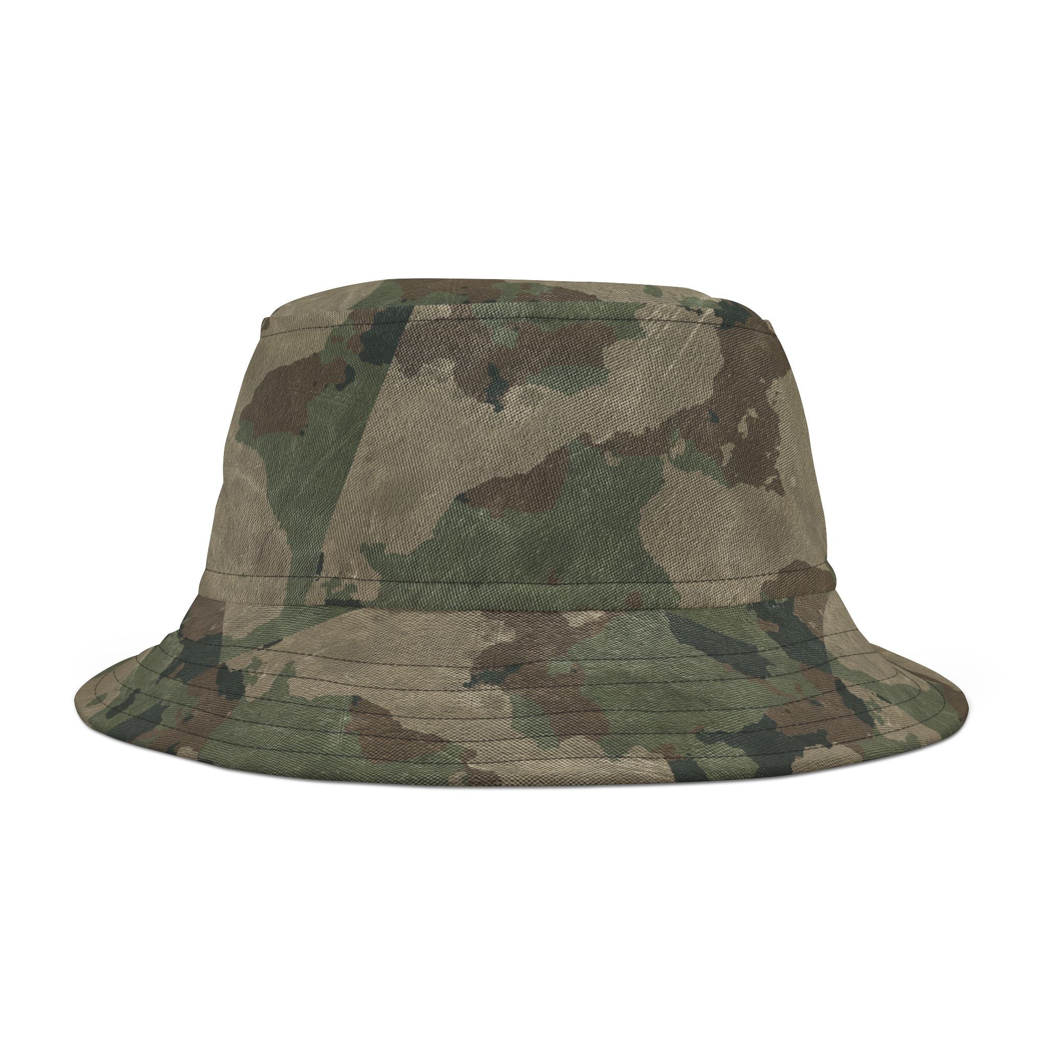 Camo Bucket Hat | Dirty Brown Camouflage Camo Colors