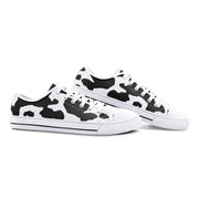Camo Shoes | Low Top Canvas | Black & White Camouflage Camo Colors