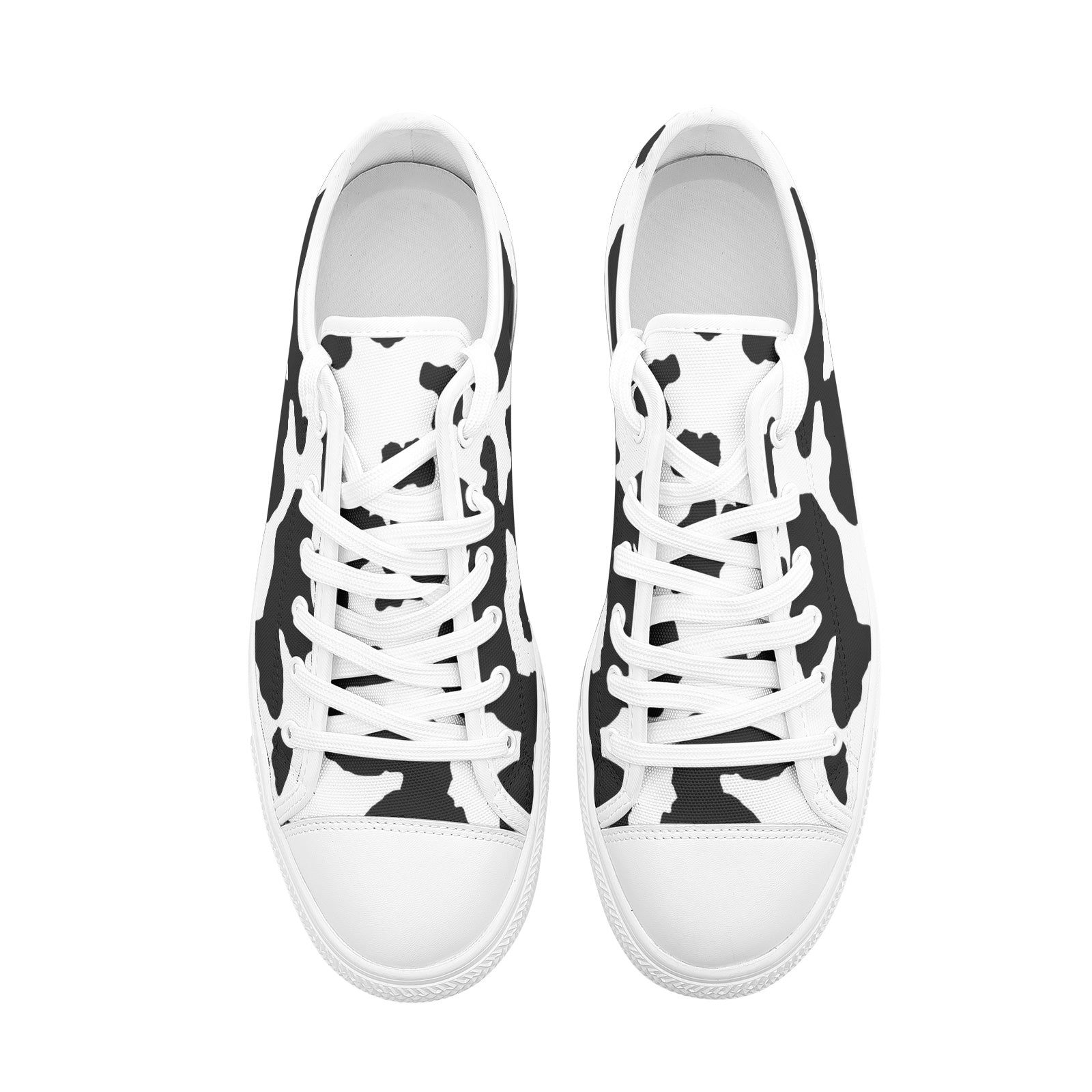 Camo Shoes | Low Top Canvas | Black & White Camouflage Camo Colors
