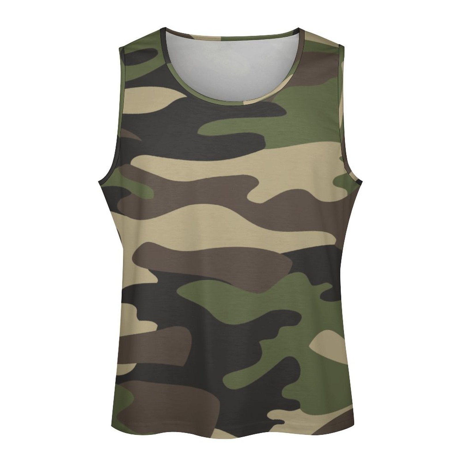 Camo Tank Top | Classic Green Camouflage Camo Colors
