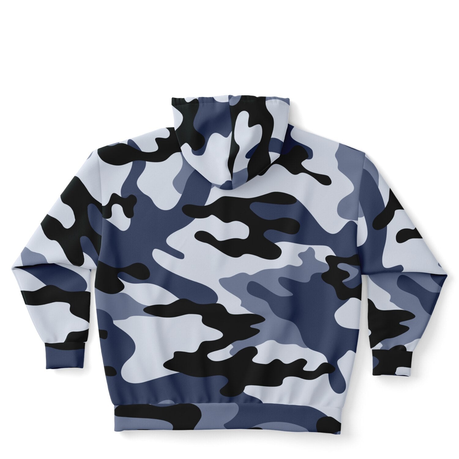 Plus-size Camo Hoodie in Light Blue Camouflage Print | Camo Colors