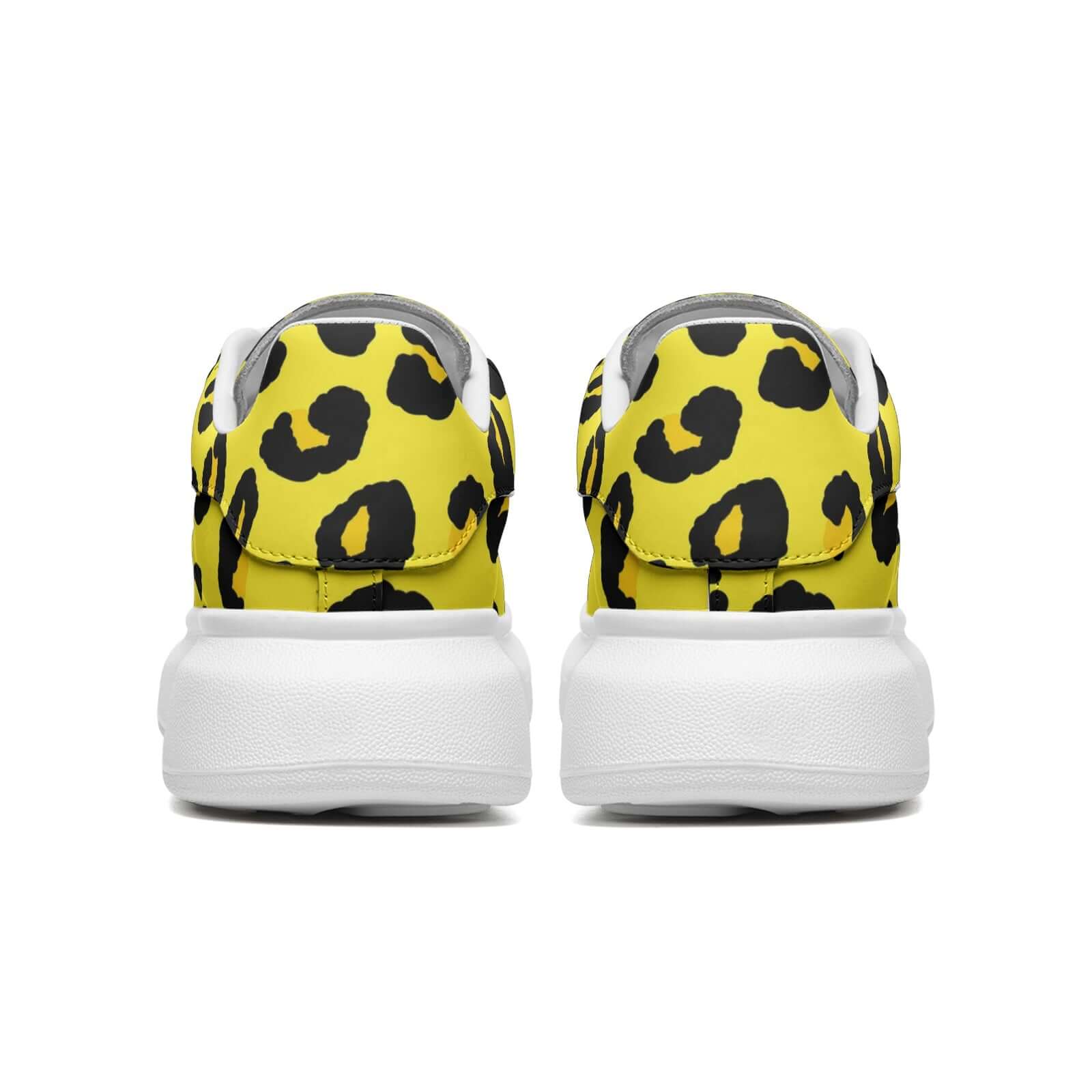 Leopard Sneakers | Oversized McQueens | Yellow & Black Camo Colors
