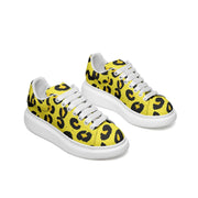 Leopard Sneakers | Oversized McQueens | Yellow & Black Camo Colors