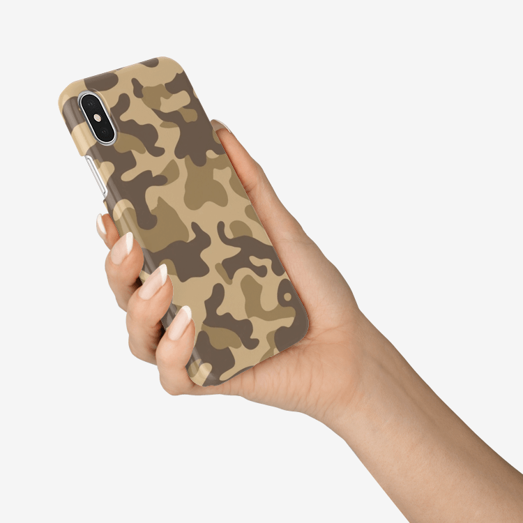 Camo Phone Case | iPhone | Khaki Camo Colors