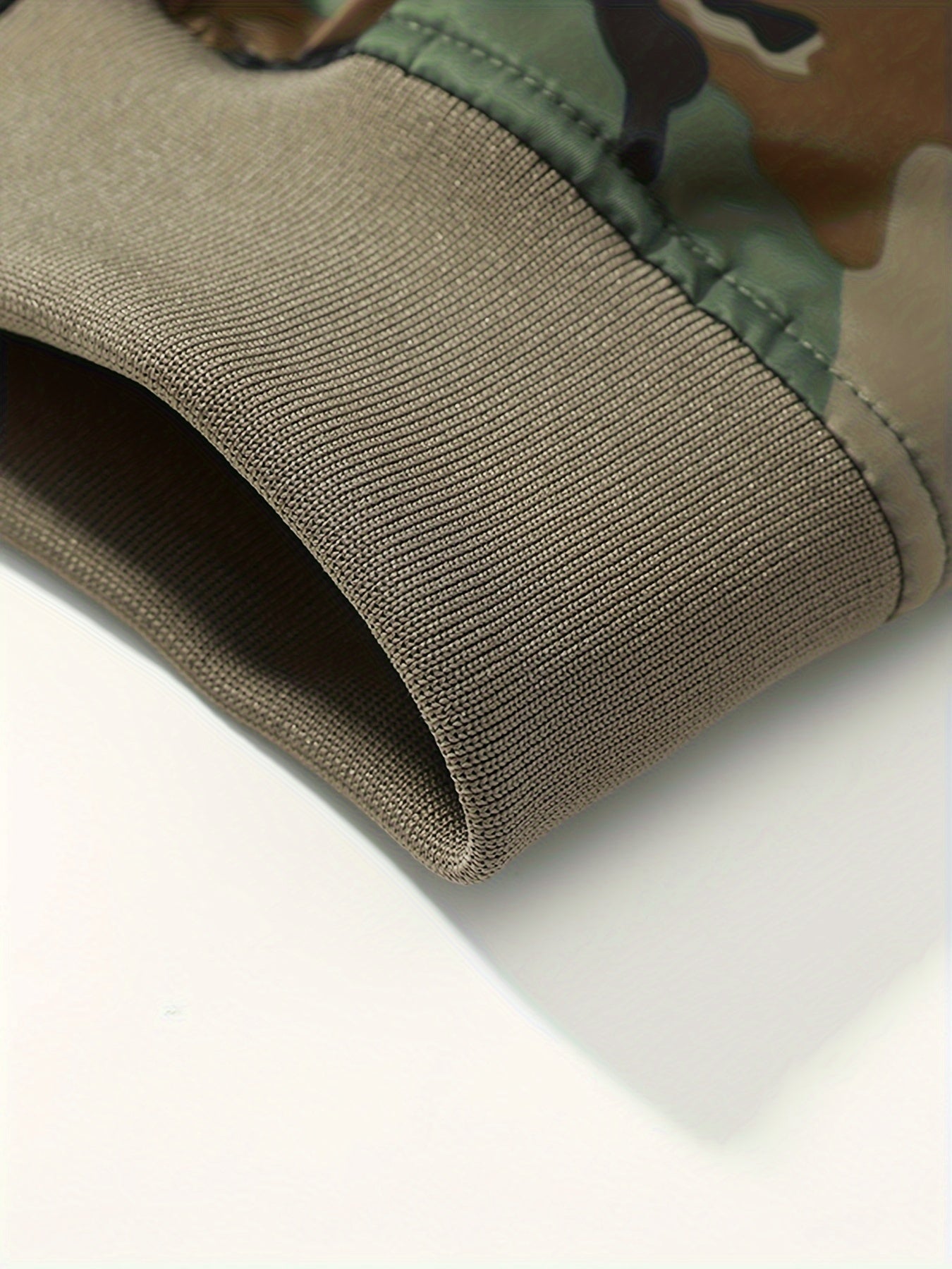 Men's Casual Zip Bomber Jacket: Camo Print for Spring/Fall Camo Colors