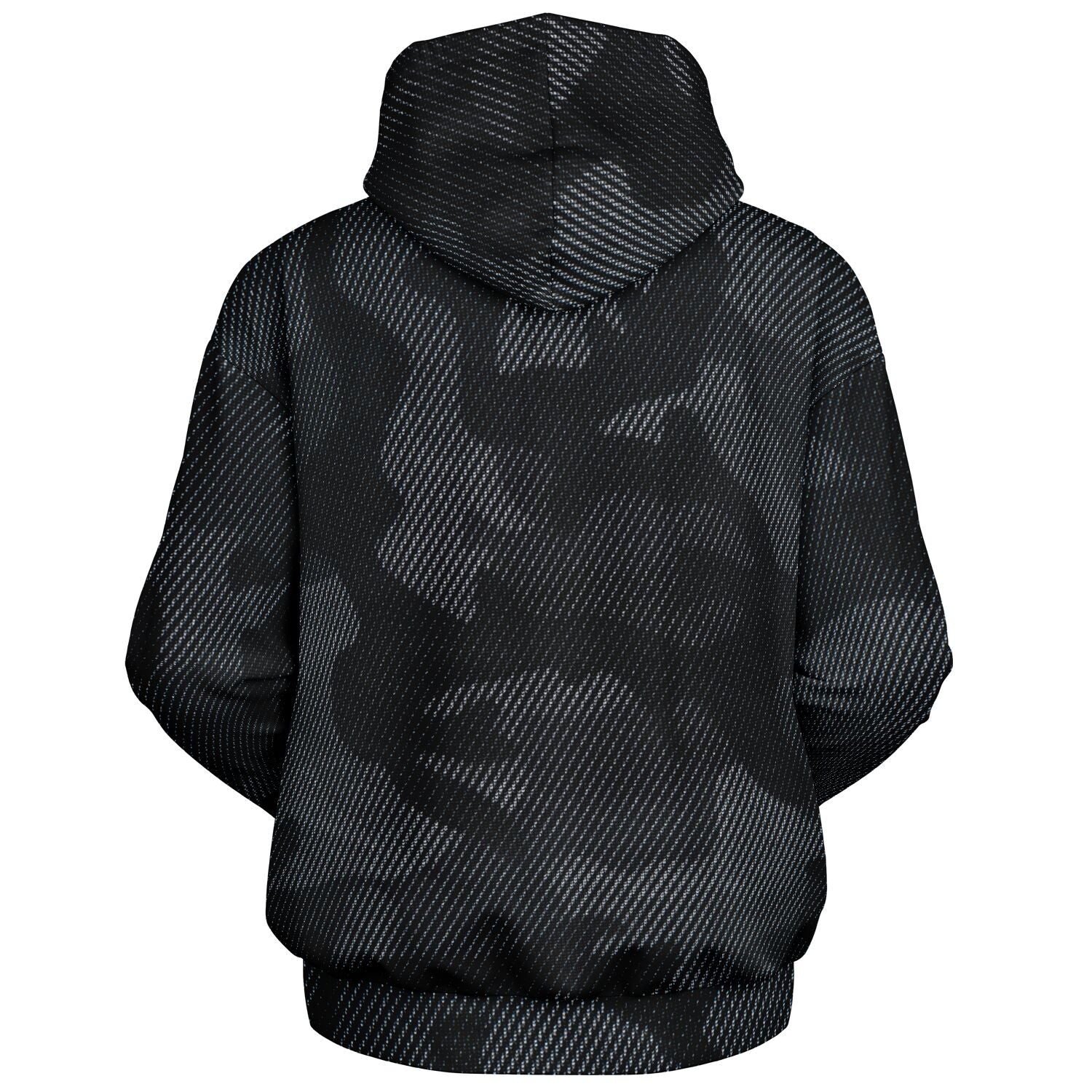 Black Oversized Hoodie | Camouflage Uniform Cloth Pattern | Camo Colors
