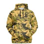 Green Camo Hoodie | Watercolor Desert Camouflage Camo Colors