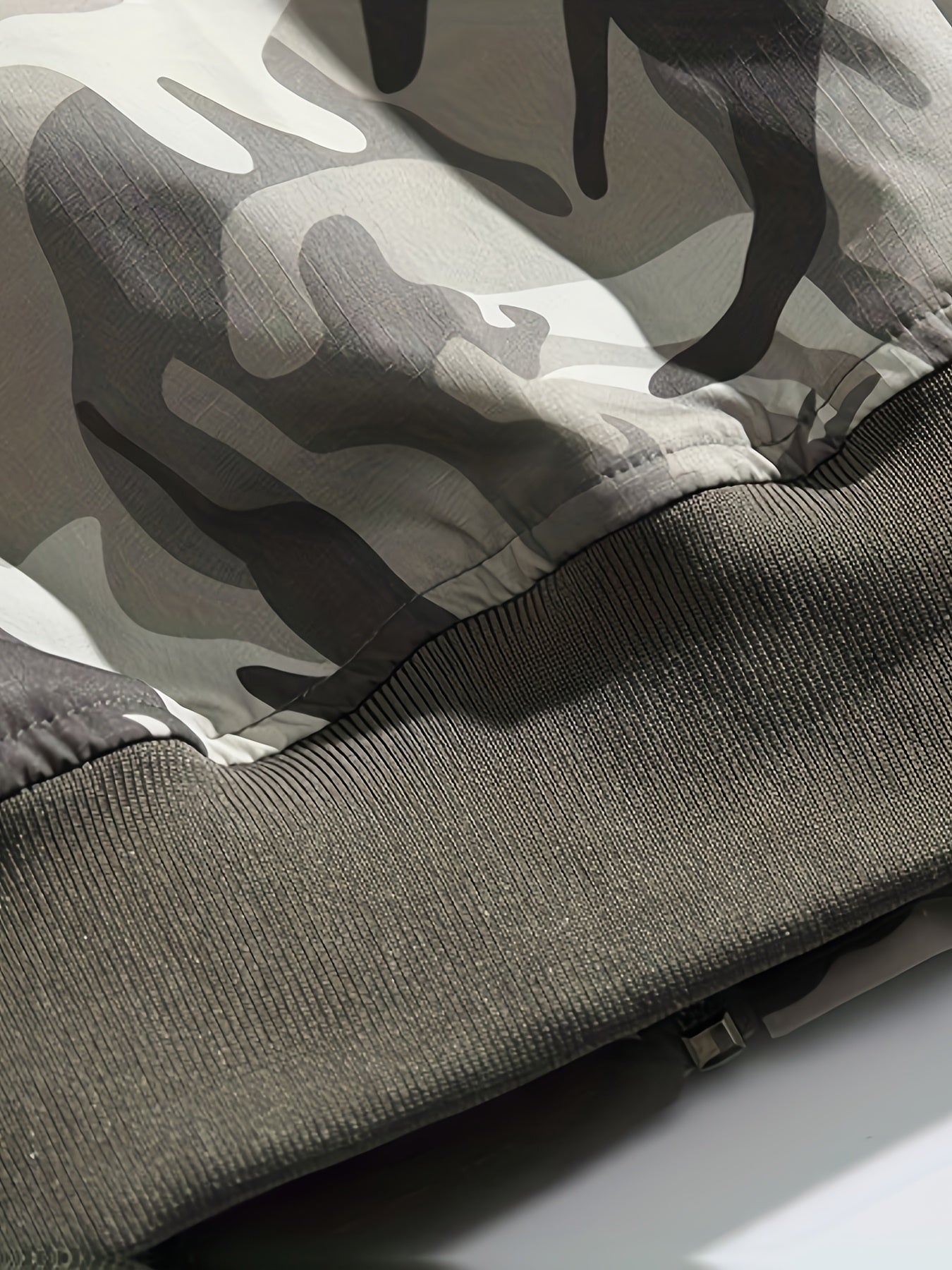 Men's Camo Bomber Jacket | Lightweight Zip-Up with Baseball Collar Camo Colors