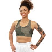 Camo Bra | Dirty Brown Sports Camouflage Camo Colors