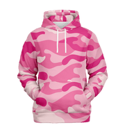 Camo Hoodie | Lavender Pink Pullover Camo Colors