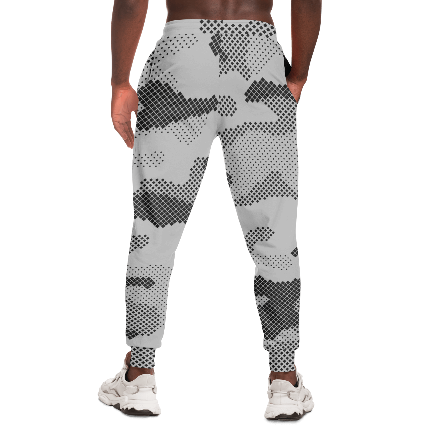 Camo Joggers | Unisex | Gray Digital Camouflage Camo Colors