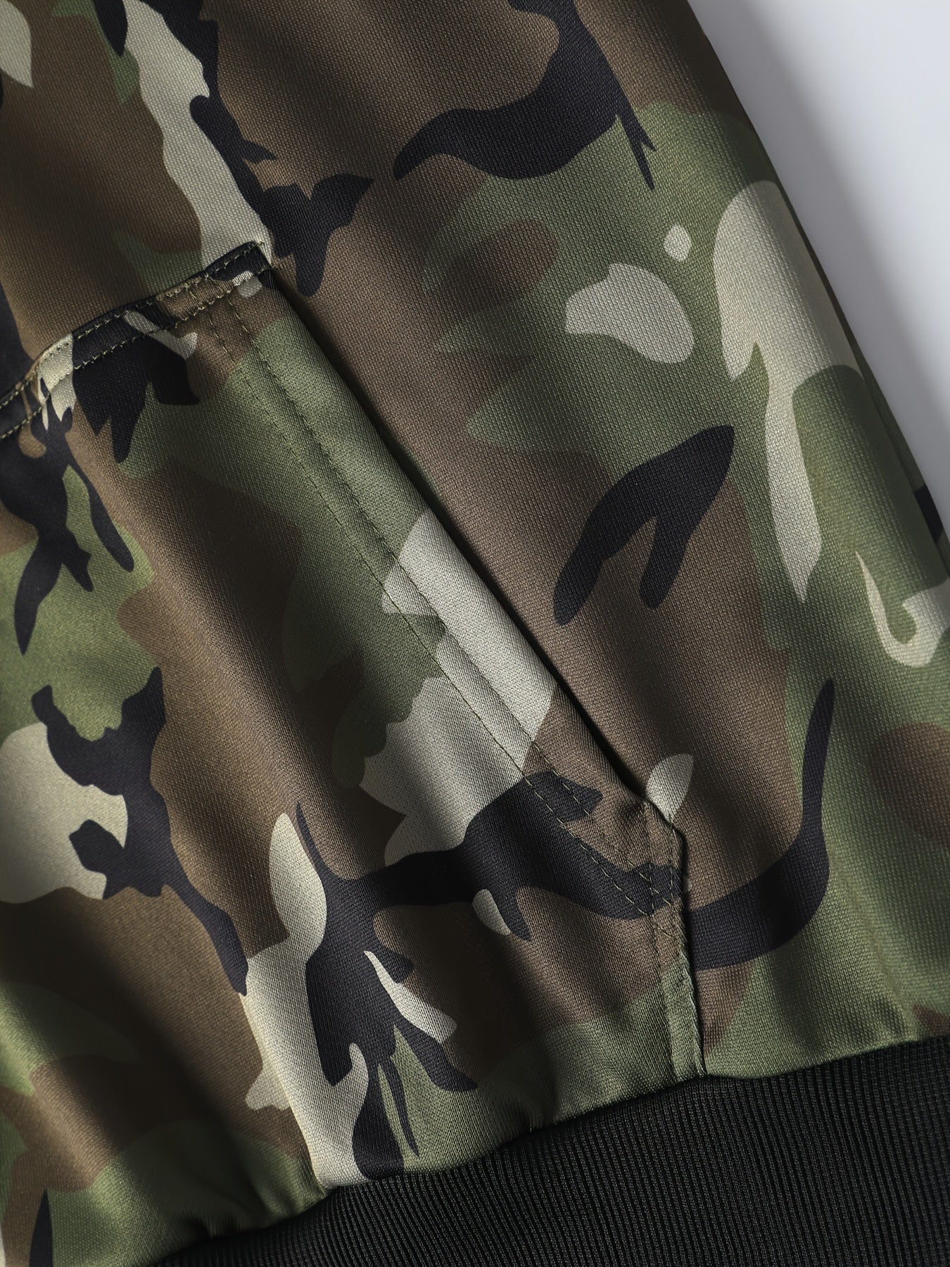 Men's Camo Hoodie | Long Sleeves Sweatshirt With A Kangaroo Pocket Camo Colors
