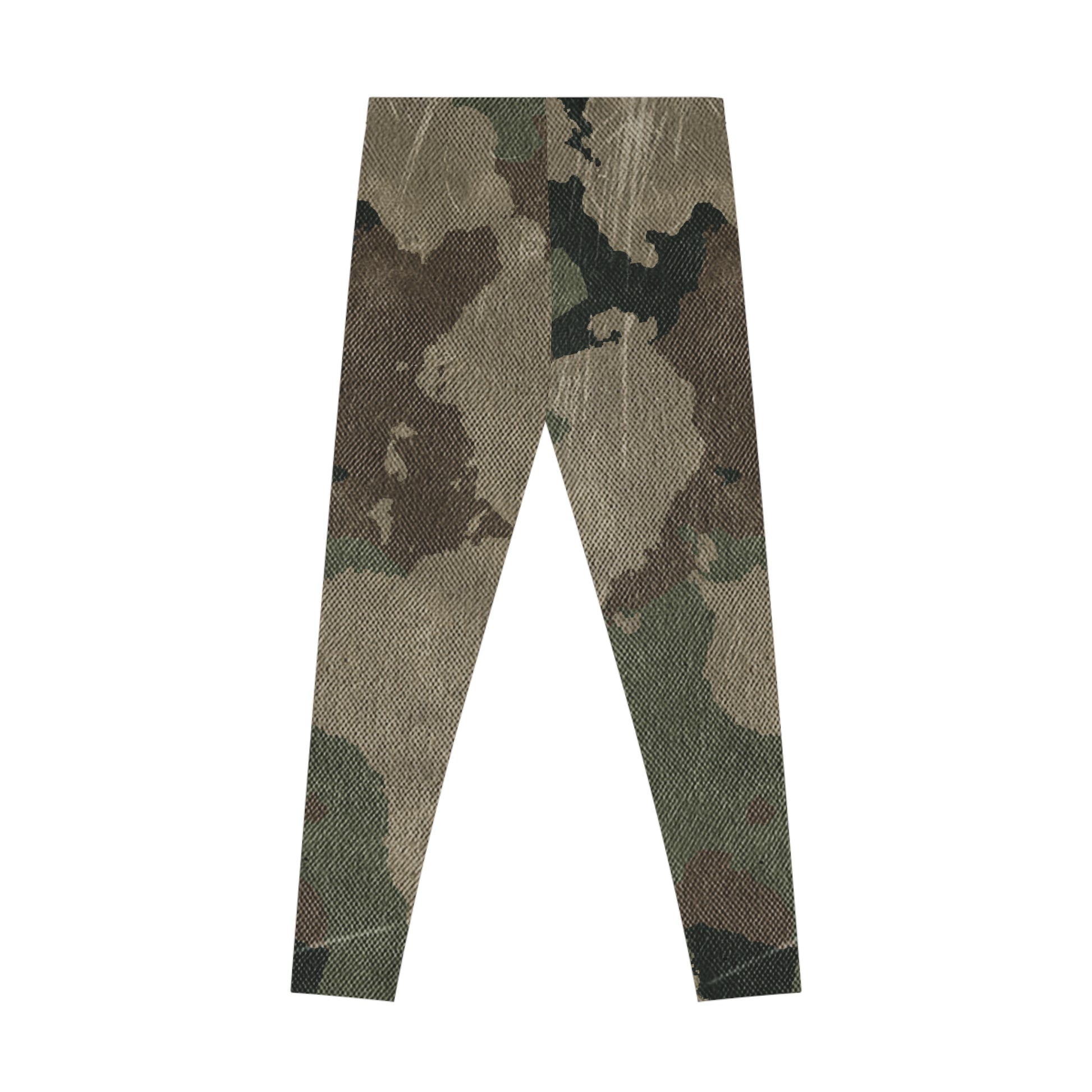 Dirty Brown Camo Leggings For Women | Mid Waist Fit Camo Colors