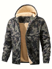 Men's New Winter Stylish Camouflage Fleece Jacket | Camo Colors
