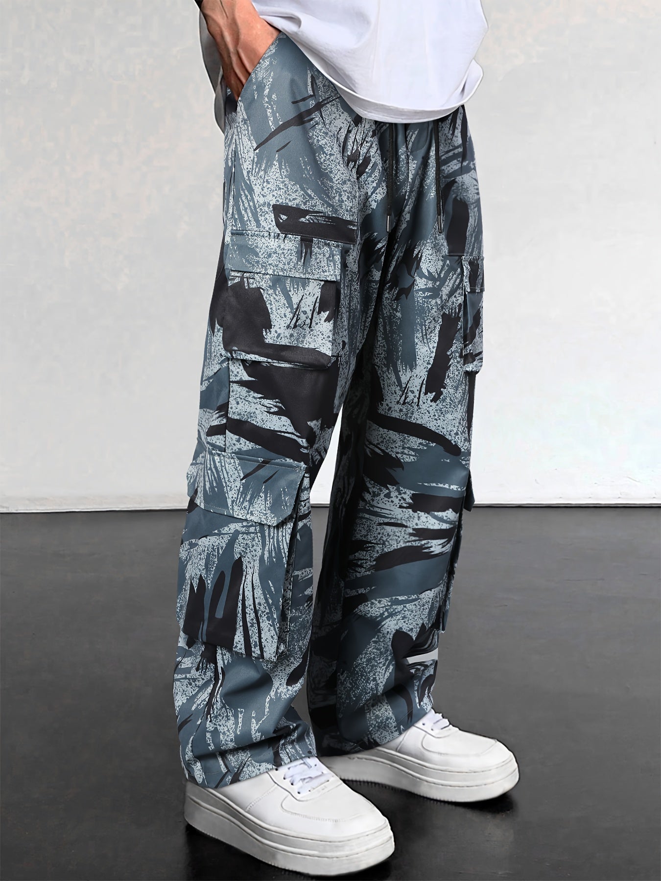 Men's Camo Cargo Pants | Loose Fit, Multi-Pocket Design Camo Colors