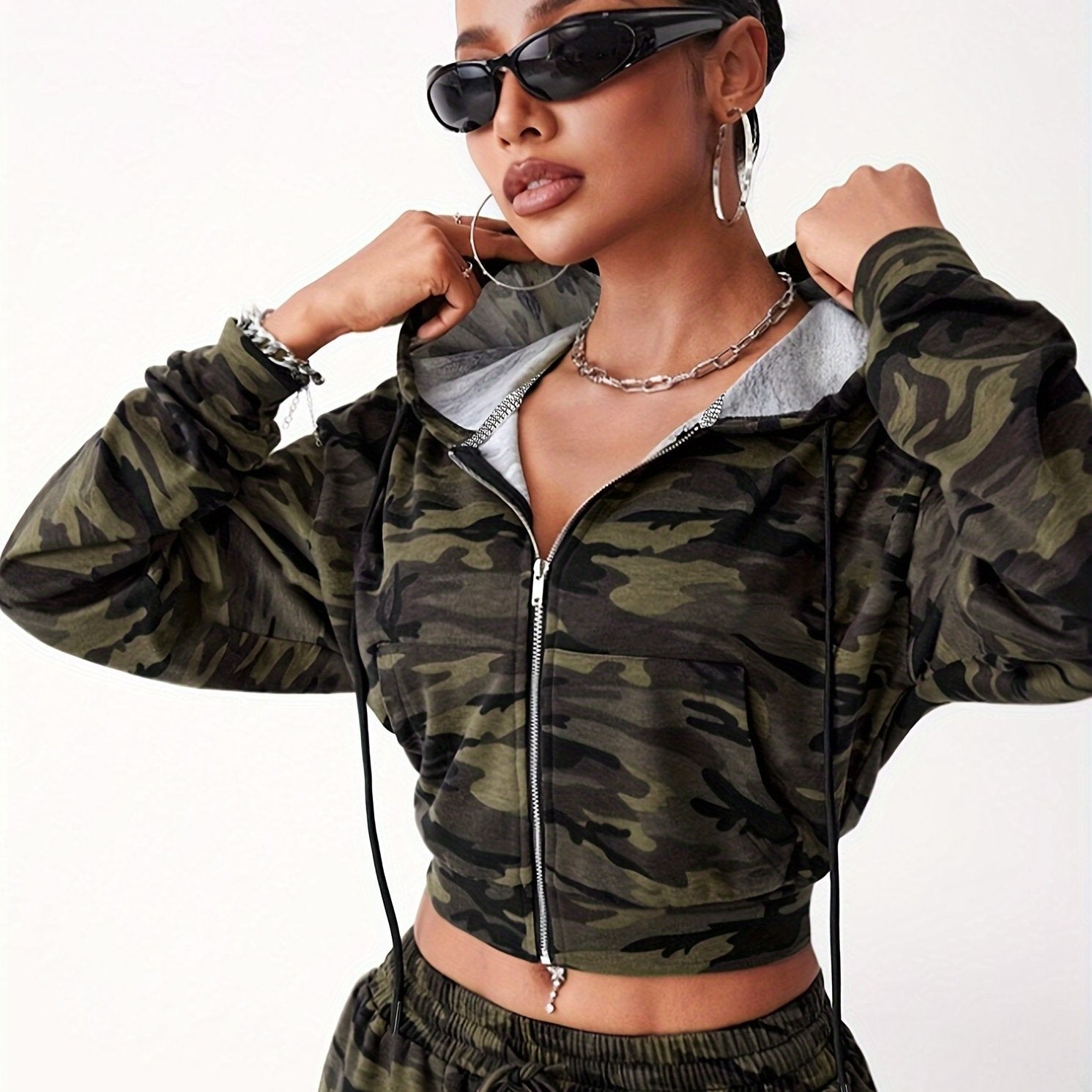 Women's Camo Hoodie | All-Season Pullover Camo Colors