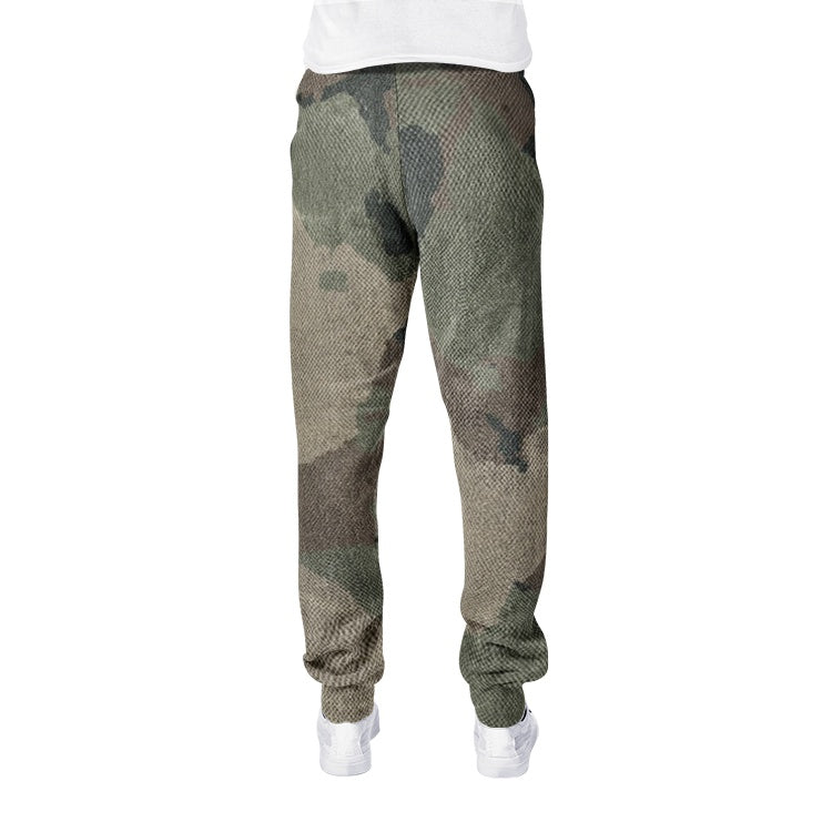 Men's Camo Track Pants | Dirty Brown Camouflage Camo Colors