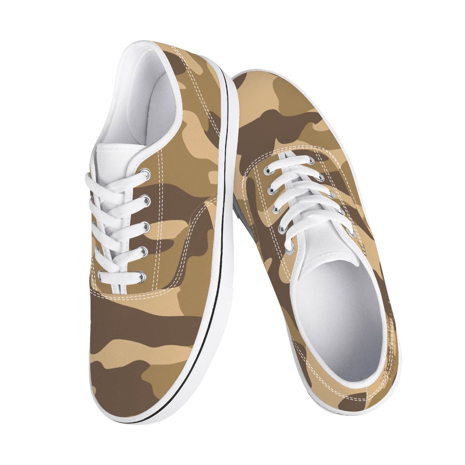 Camo Skate Shoes | Khaki Camouflage Camo Colors