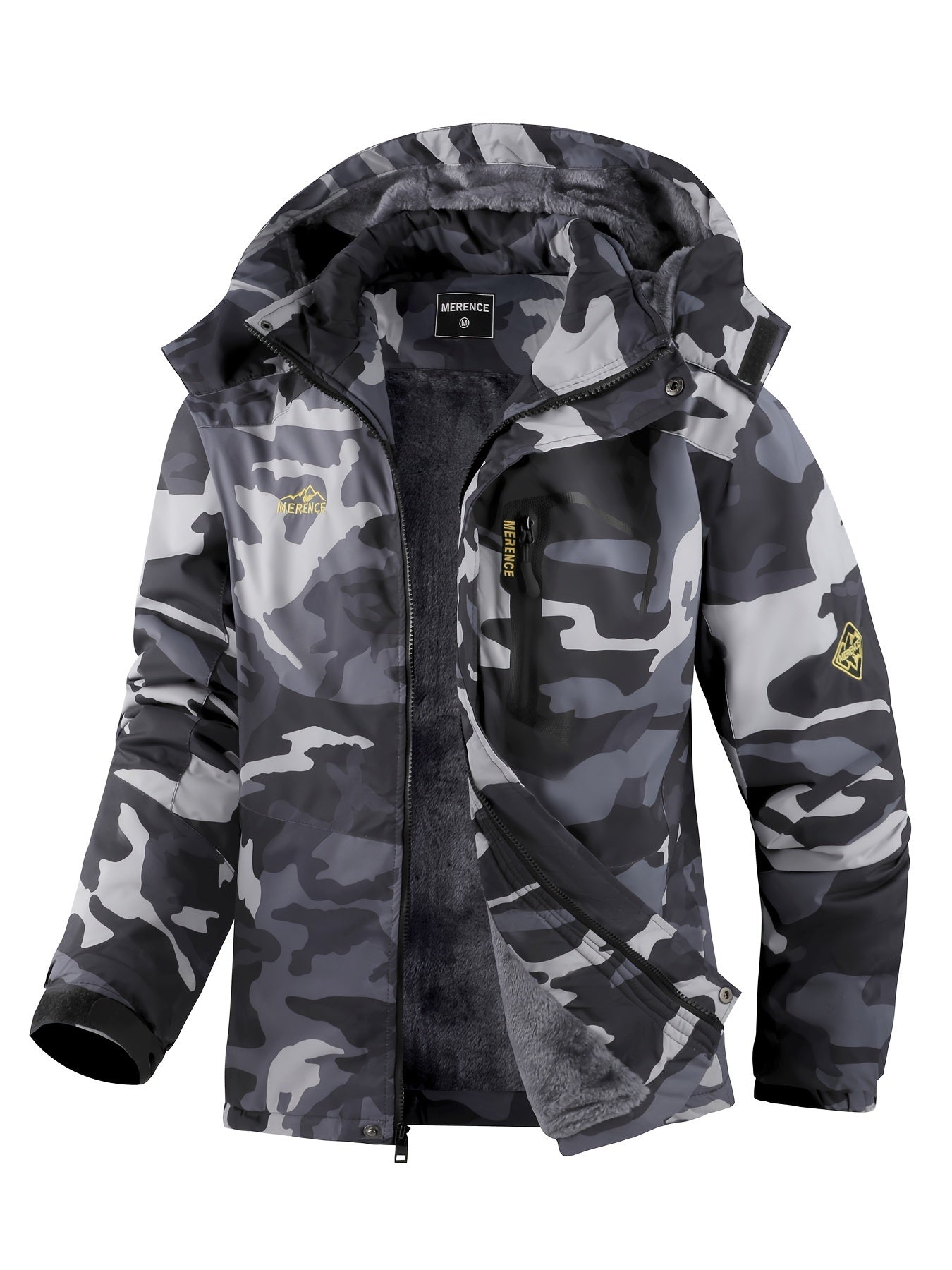 Men's Mountain Ski Jacket | Cold-Resistant Winter Jacket | Camo Colors