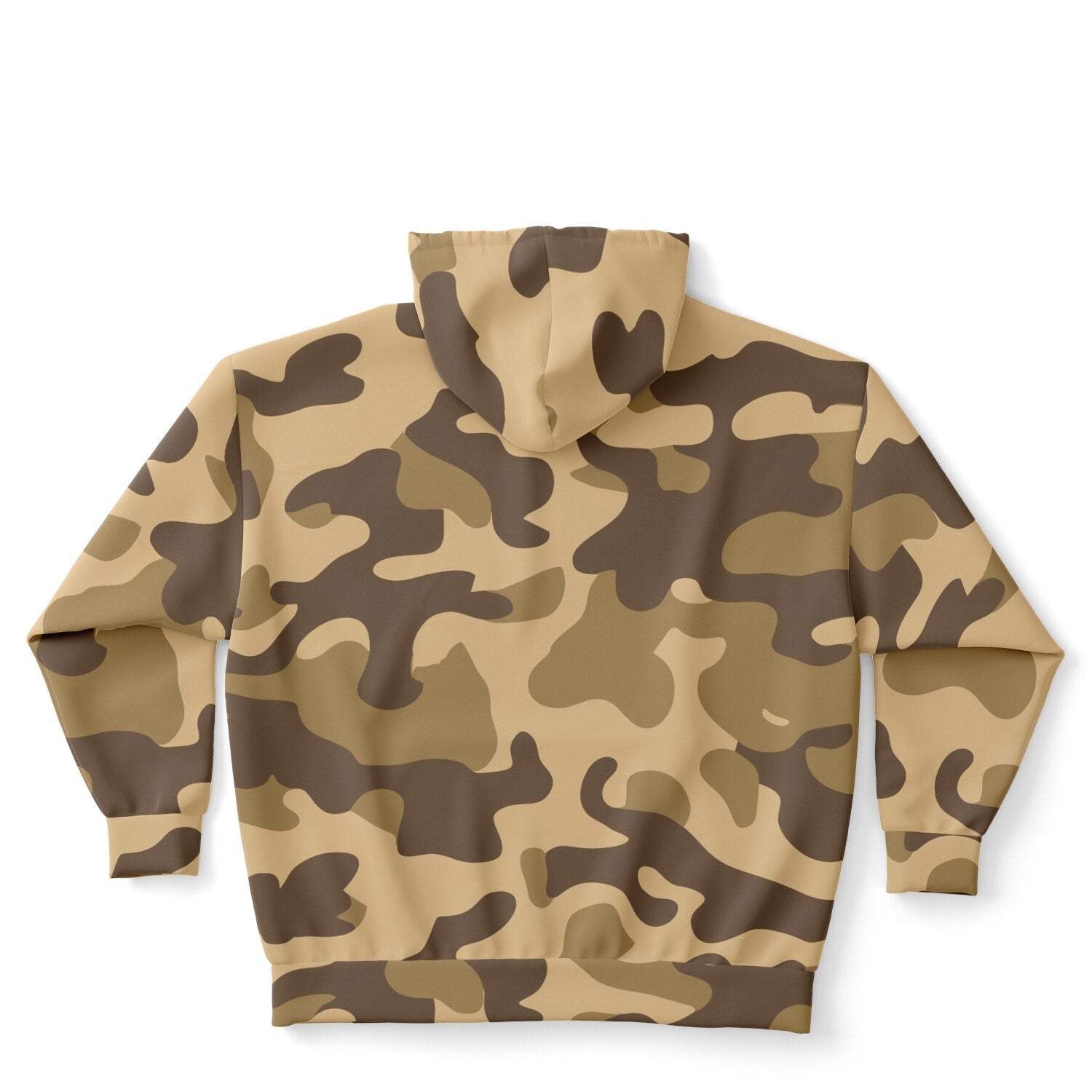 Plus-size Camo Hoodie in Khaki Camouflage Print | Camo Colors