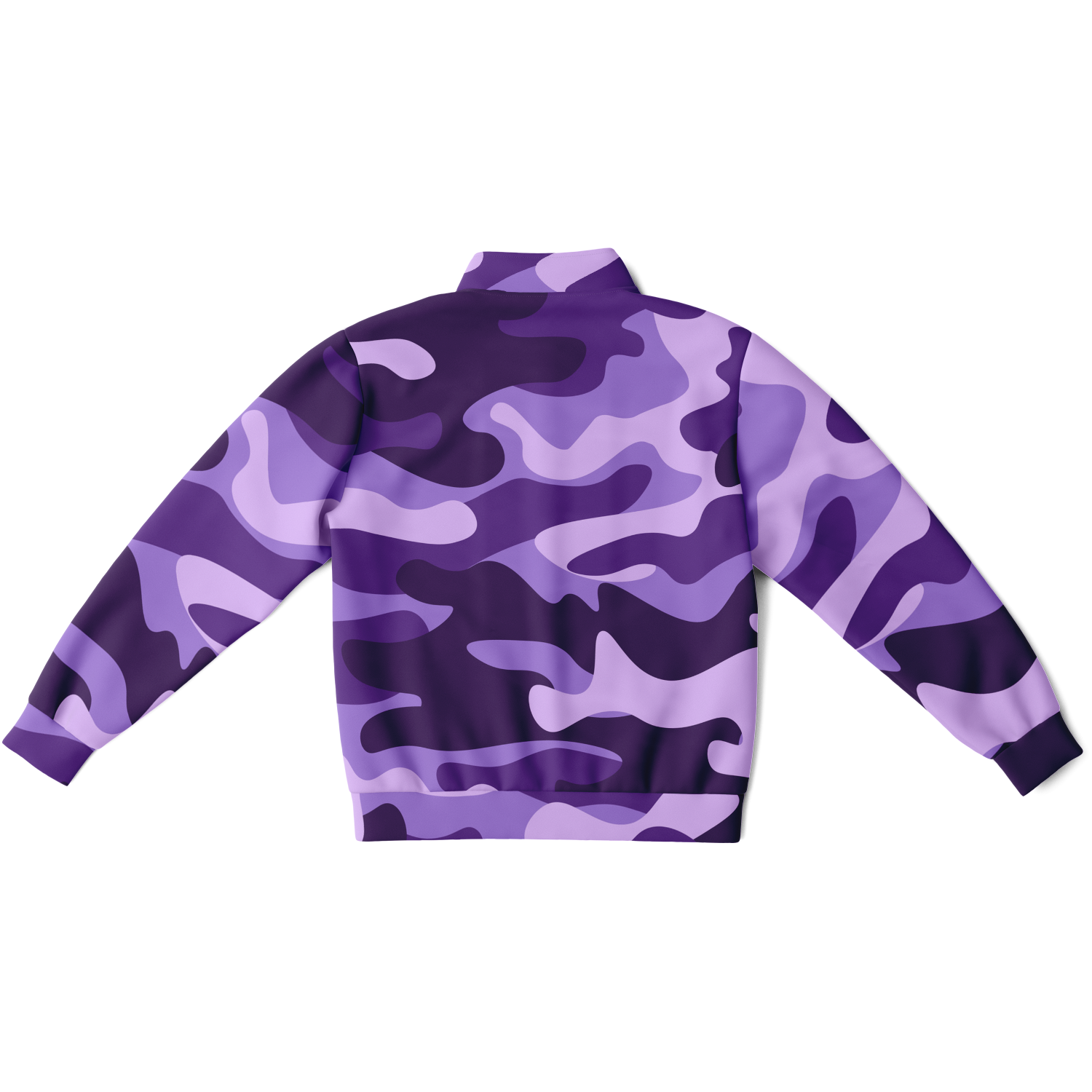 Camo Track Jacket | Purple, Blue and Mauve Camouflage Camo Colors