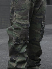 Men's Camo Denim Wide-Leg Jeans | PLUS SIZE Camo Colors