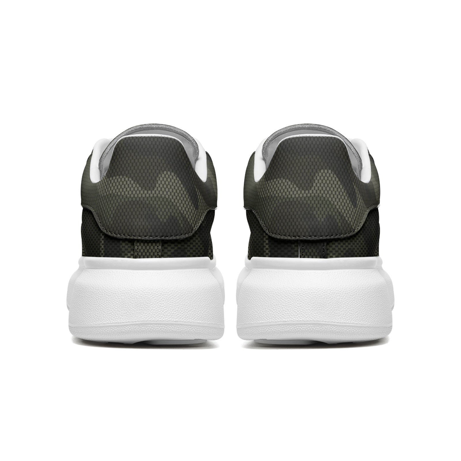 Oversized McQueen Sneakers | Brown Digital Dotted Camo Camo Colors