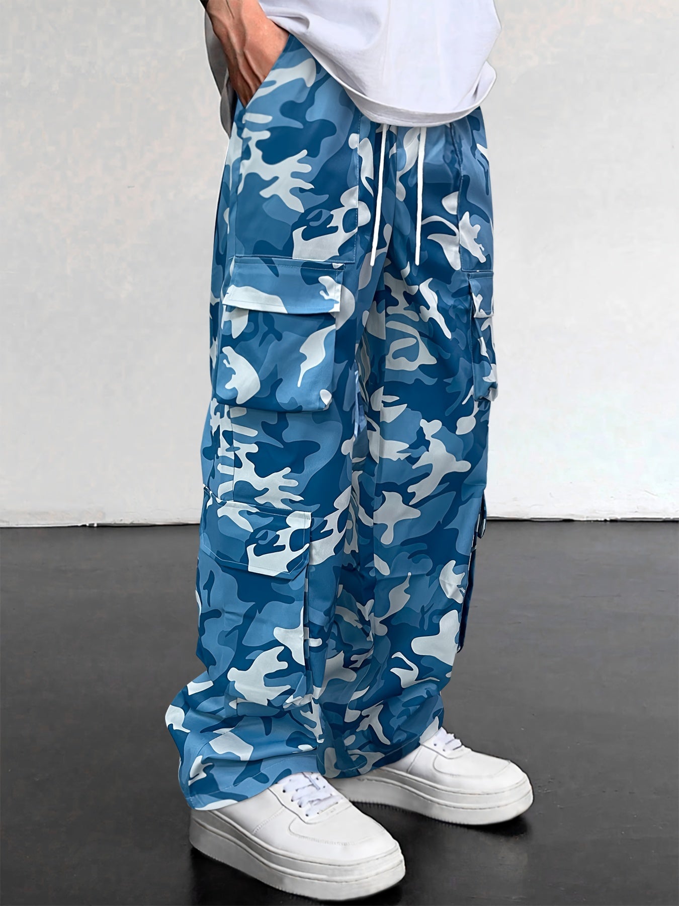 Men's Camo Cargo Pants | Loose Fit, Multi-Pocket Design Camo Colors