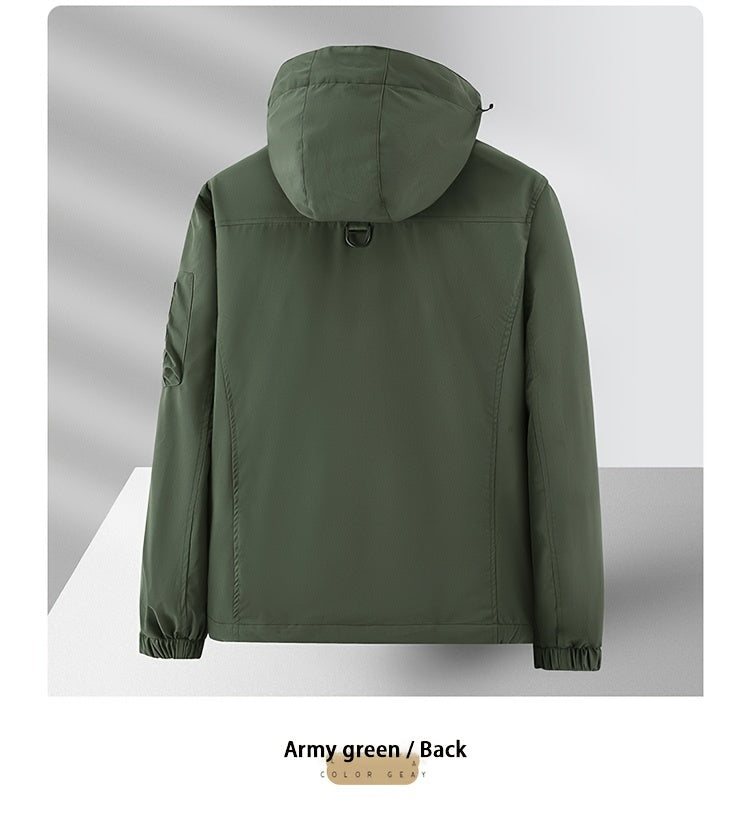 Men's Camo Jacket | Outdoor Stylish with Removable Hood Camo Colors