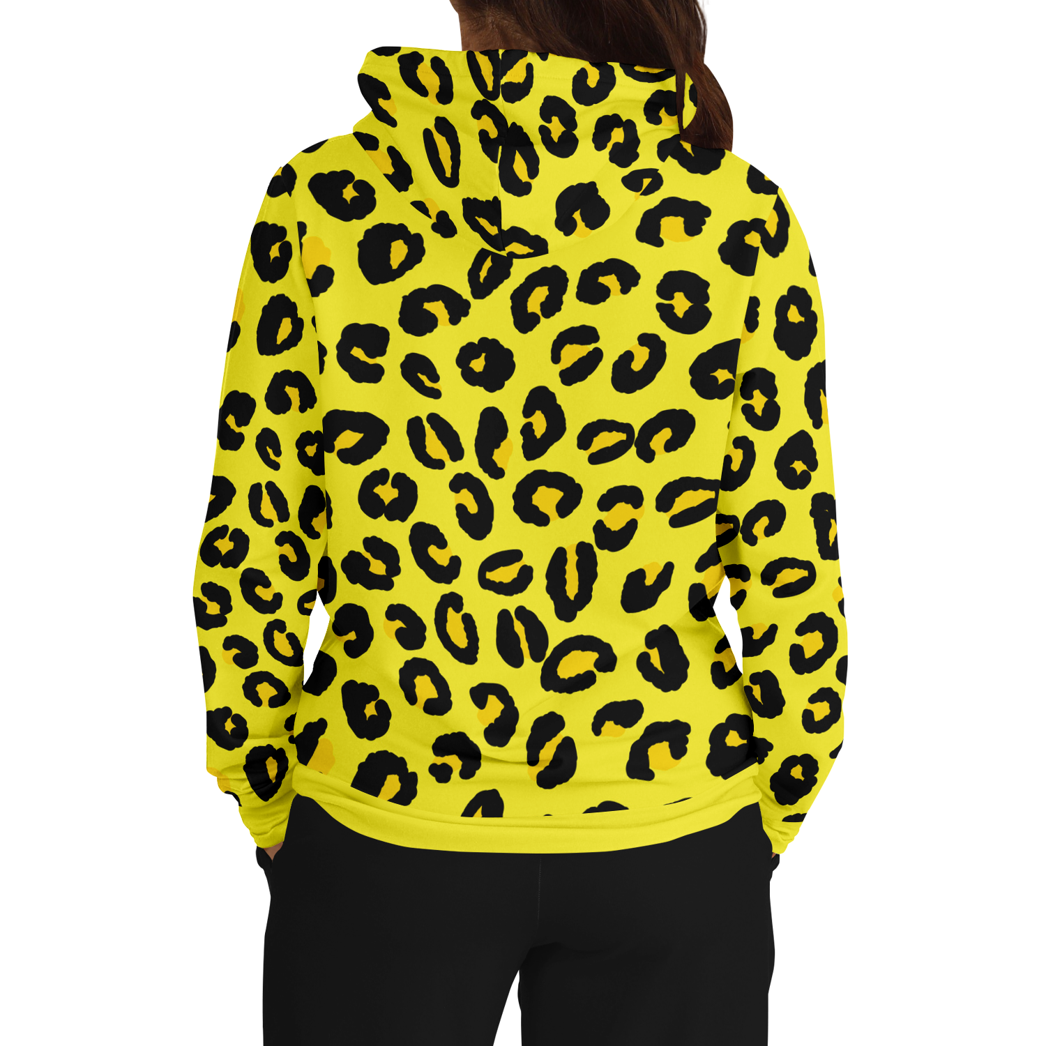 Leopard Hoodie | Black and Yellow Pattern | Unisex Camo Colors