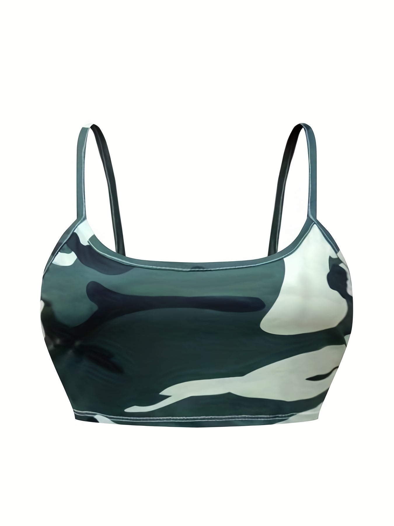 Camouflage Print Crop Cami Top, Sexy Spaghetti Strap Top | Various Colors Camo Colors