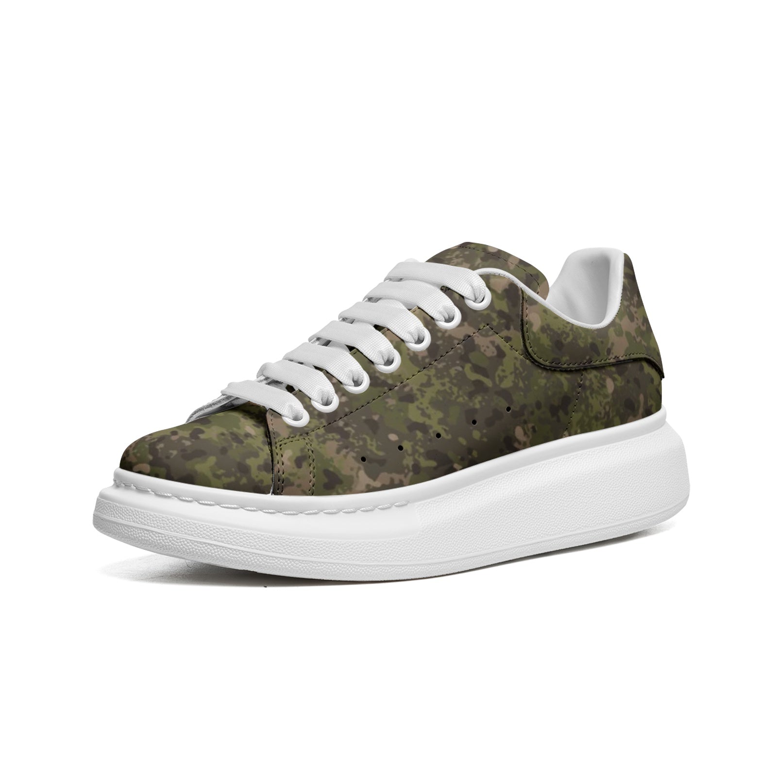 Oversized McQueen Sneakers | Hunting Brown Camo Camo Colors