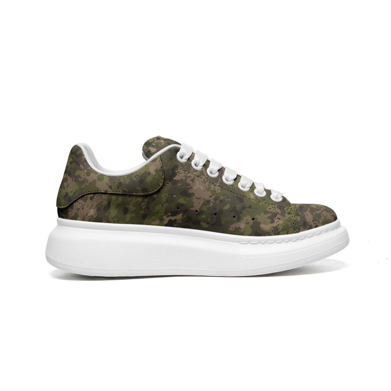 Oversized McQueen Sneakers | Hunting Brown Camo Camo Colors