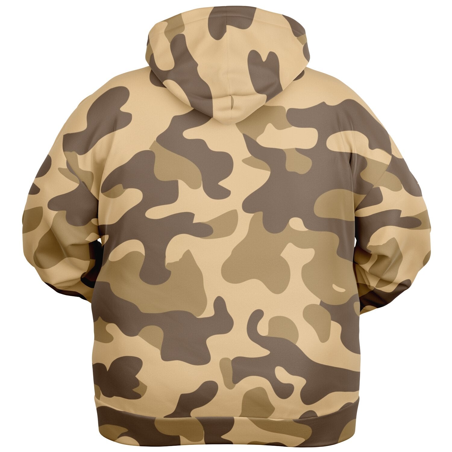 Plus-size Camo Hoodie in Khaki Camouflage Print | Camo Colors