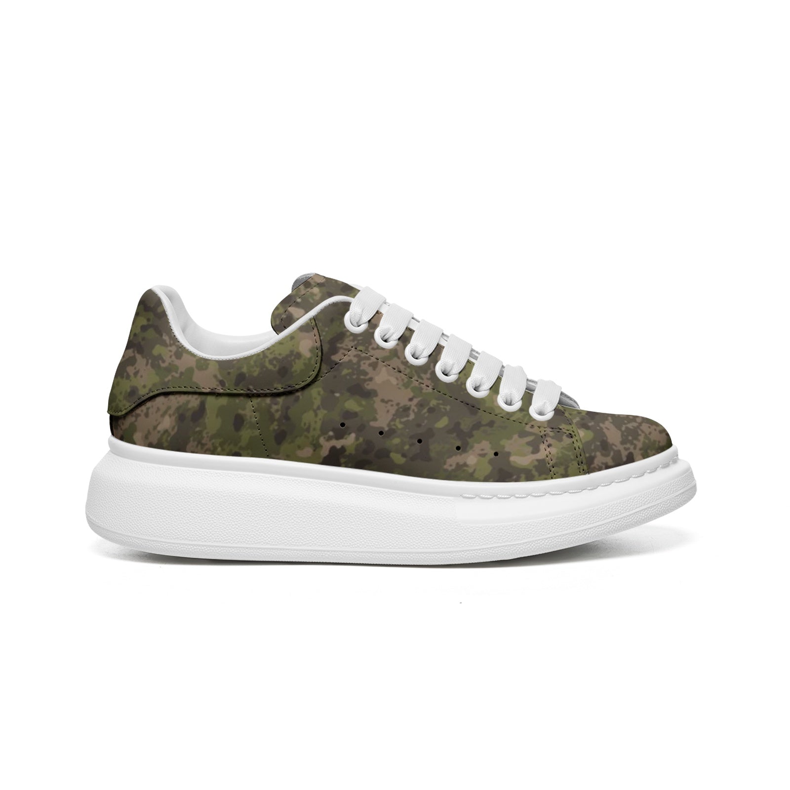 Oversized McQueen Sneakers | Hunting Brown Camo Camo Colors
