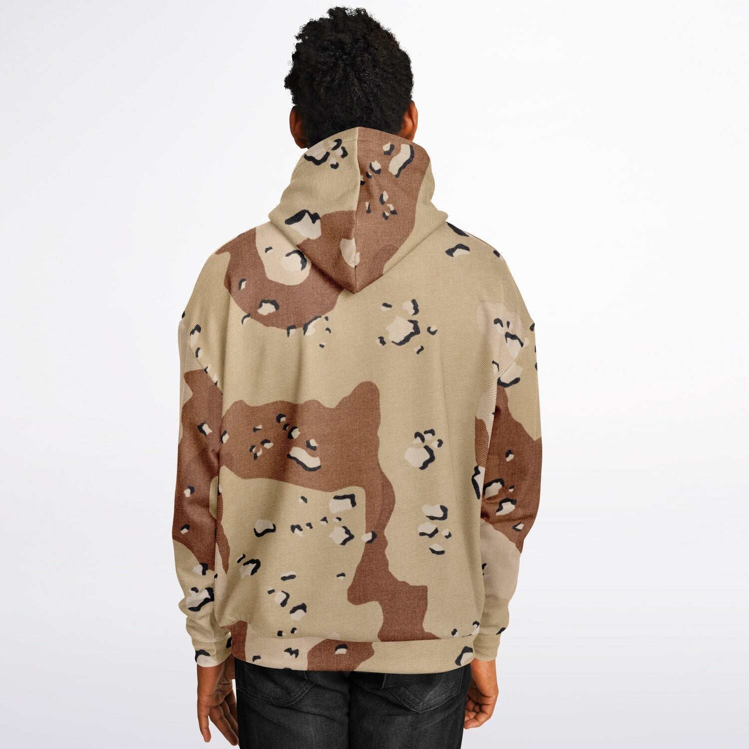 Oversized Camo Hoodie | Marines Desert Brown Style | Camo Colors